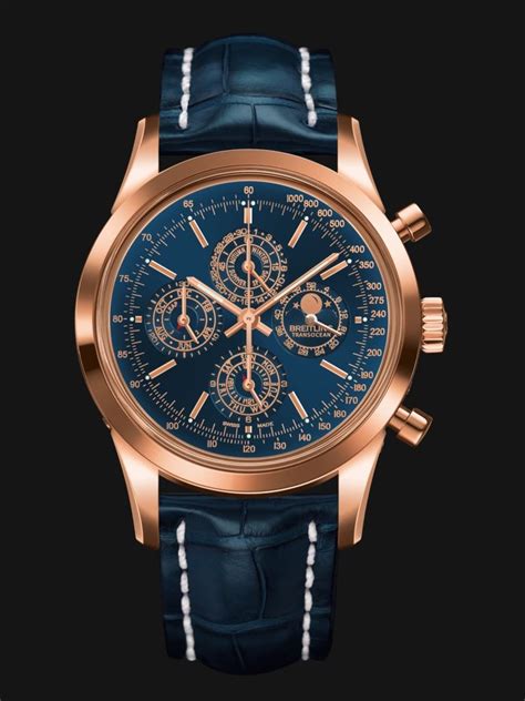 blue breitling watch special edition|breitling blue face chronograph.